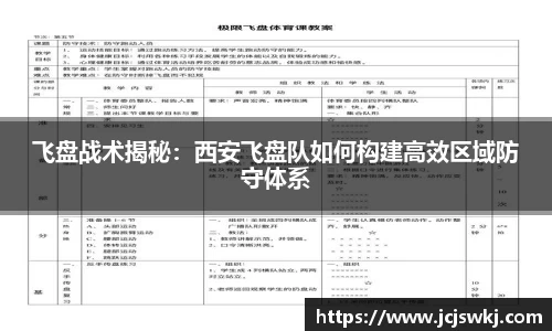 飞盘战术揭秘：西安飞盘队如何构建高效区域防守体系